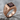 Anatomical Heart Signet Ring, rose gold, angled view on stone