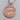 Alaska State Seal Pendant, rose gold, angled product photo