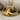 Ocean Wave Pendant, gold vermeil, product photo on linen