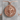 Hot Rod Repair Skull Pendant in rose gold, angled product photo