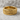 Chiseled bark band ring, gold vermeil finish, product photo on stone