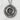 Zen Enso Circle Pendant, oxidized silver finish, front view