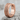 Beaded Channel Hoop Earring, rose gold, product photo on stone surface