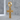 Rose Cross Earring, gold vermeil, front product view