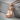 Tied Boxing Glove Pendant, rose gold, product photo on stone