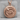 Memento Mori Pisces Pendant, rose gold, front view
