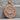 Holy Trinity Orthodox Medallion Pendant, rose gold, front view