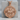 Saint George Dragon Slayer Pendant, rose gold, angled product photo
