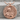 Ares Greek God Medallion Pendant, rose gold, front view
