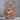 Apollo Medallion Pendant, rose gold plated silver, product photo
