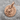 Aphrodite Medallion Pendant, rose gold, angled front view