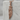 Archangel Wing Cross Pendant, rose gold plated, front view product photo