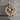 Chi-Rho Laurel Wreath Pendant, rose gold plated, front view
