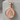 Auspice Maria Monogram Medal, rose gold, angled product photo