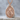 Saint Padre Pio Medal Pendant, rose gold, angled product photo with chain