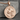 Carpenter Saint Joseph Medal Pendant, rose plated silver, front view