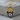Hamsa Cobalt Eye Pendant in gold vermeil, front view