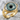 Evil Eye Woven Shoulder Ring, gold vermeil, angled front view