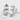 Sakura Swept Petal Earring, polished silver, product view