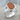 Carnelian Doberman Reclining Ring, polished silver, product photo