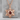 Star of David Garnet Pendant, rose gold, product photo on stone surface