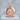 Shukr Hammered Pendant, rose gold, front product photo