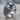 Hematite Helm Of Awe Ring, oxidized silver, three-quarter product view