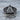 Valknut Rope Shoulder Ring, oxidized, angled product photo
