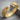 Huginn Muninn Feather Bracelet, gold vermeil, angled product photo