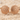 Sea Urchin Dome Earring, rose gold plated product view