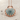 Scallop Tidal Groove Pendant, rose gold, front product photo