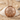 Sea Urchin Dome Pendant, rose gold, studio product photograph