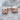 Dice Five Pips Cufflink, rose gold, product pair view