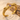 Amethyst Dragon Heads Bracelet in gold vermeil, angled product photo