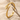 Serpent Tail Bypass Bracelet in gold vermeil, product photo