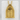 Cathedral Recessed Gate Pendant, gold vermeil, front view