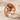 Carnelian Dove Promise Ring in rose gold plated finish