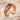Garnet Thorn Wedding Ring, rose gold plated, angled product photo