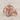 Lily Guard Wedding Ring in rose gold, front view