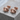 Beagle Folded Ear Earring, rose gold, studio product photo