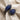 Cobalt Cocoon Open Ring, black rhodium plated, studio product view