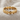 Mixed Expression Disc Ring, gold vermeil, product photo