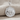 Melissa Bee Coin Pendant, polished silver, front view