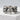 Nine Tailed Kitsune Ring, oxidized silver, front product view