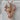 Hattian Bull Horn Pendant, rose gold plated, front view