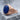 Lapis Triskele Shoulder Ring, rose gold plated, angled product photo