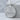Triskele Rope Border Pendant, polished silver, front product view
