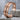 Hammered Rift Ridge Bracelet, rose gold, front product view