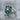 Shamrock Enamel Shield Ring, polished, angled product photo