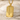 Broken Flute Pendant, gold vermeil, front product photo